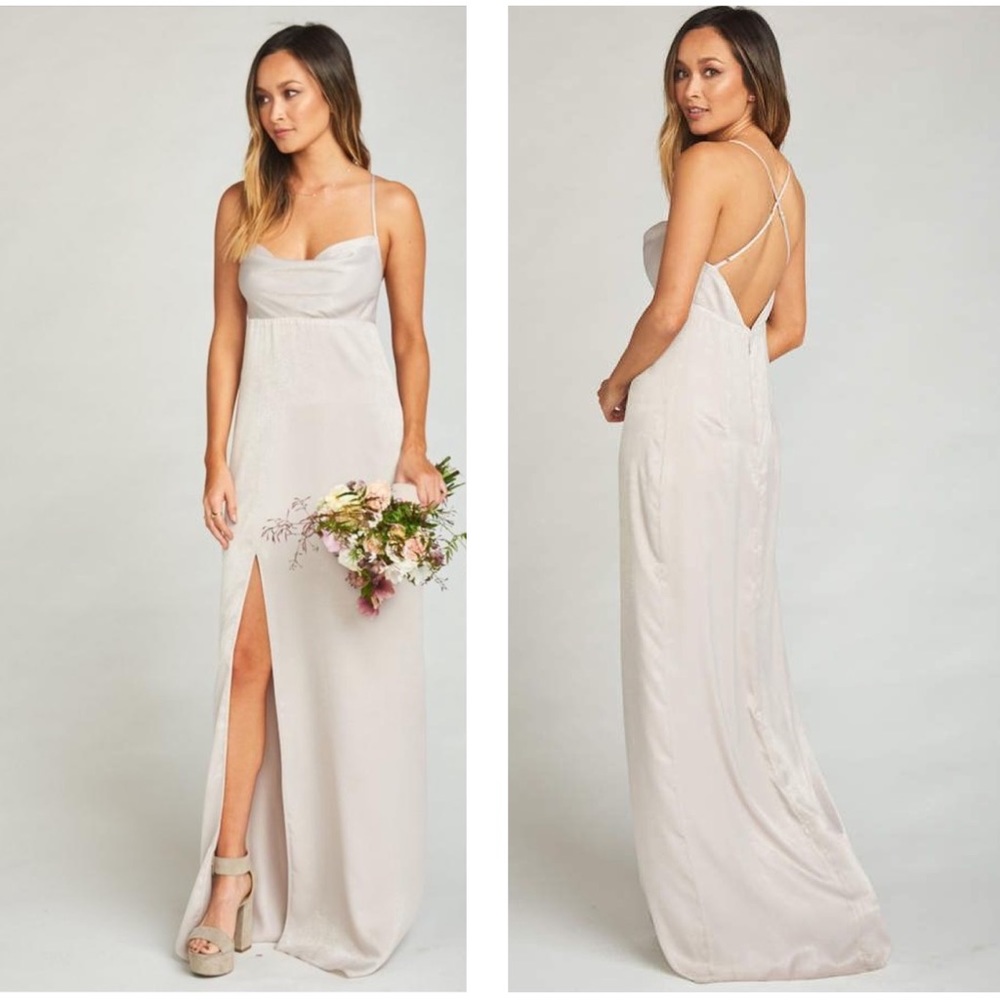 Show Me Your Mumu Forever Cowl Maxi Show Me the Ring Crisp Sheen
